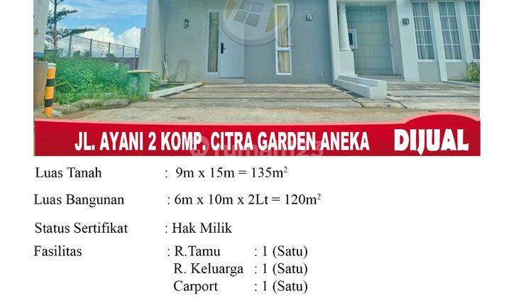 Di Jual Rumah Jl. Ayani 2 Komp. Citra Garden Aneka, Pontianak Indonesia 1