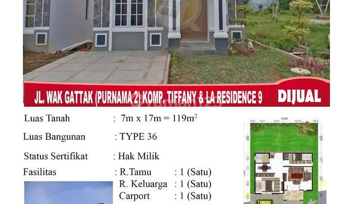 Di Jual Rumah, Lokasi Jl. Wak Gattak Purnama 2 Komp. Tiffany La Residence 9 Pontianak, Indonesia 1