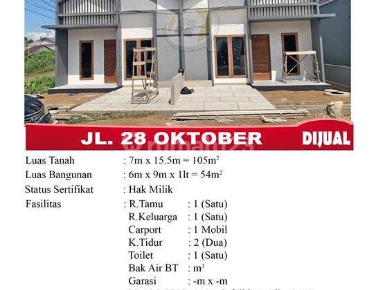 Di Jual Rumah 1 Lantai Type 80 Jl. 28 Oktober Komplek Villa Mandiri Residence Siantan Pontianak Indonesia 2