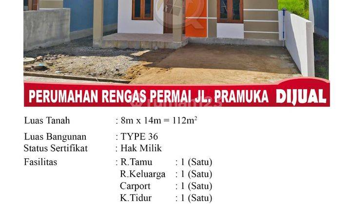 Di Jual Rumah, Lokasi Perumahan Rengas Permai Jl. Pramuka Pontianak, Indonesia 1