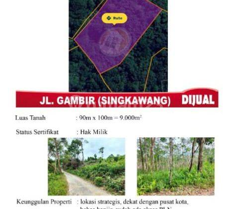 Di Jual Tanah Jl. Gambir, Singkawang Indonesia 1