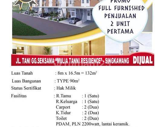 Di Jual Rumah Lokasi Jl. Tani Gg. Seksama Mulia Tanni Residence Singkawang, Indonesia 1