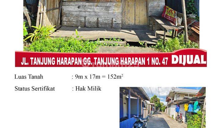 Di Jual Tanah Lokasi Jl. Tanjung Harapan Gg. Tanjung Harapan 1 No. 47, Pontianak Indonesia 1