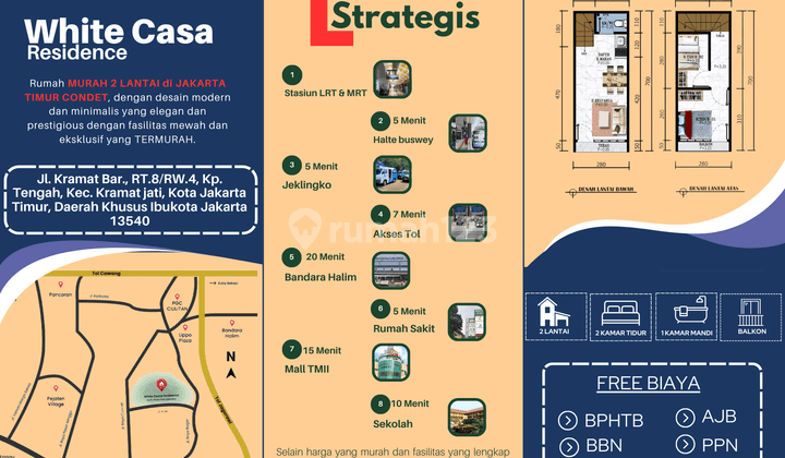 Rumah Termurah 2 Lantai Di Condet, Jakarta timur 2