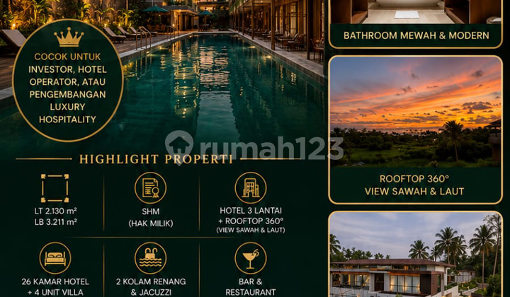 Rare & Exclusive Investment in Bali's Favorite Tourism Area