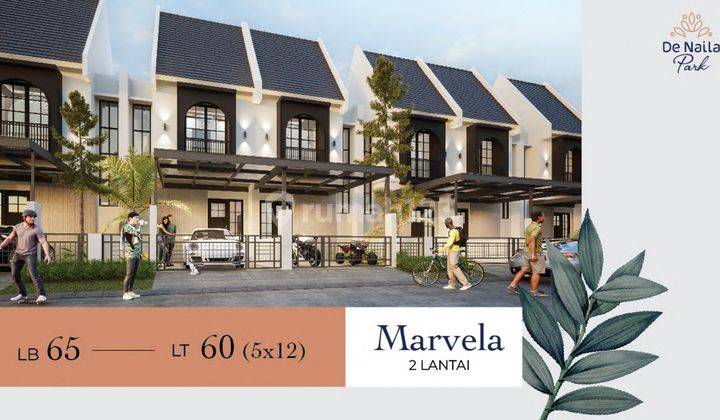 Rumah 1 Lt Konsep Scandinavian Modern ,kawasan Strategis Rumah 1