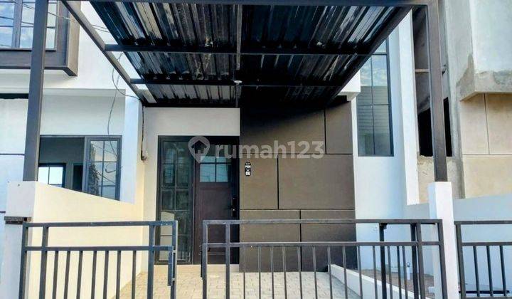 Rumah 1lt & 2lt Konsep Scandinavian Modern New Kota Mandiri,kawasan Strategis Di Barat Surabaya  2