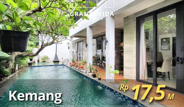 Rumah Mewah Bergaya Vila Dalam Townhouse Ada Private Pool At Puri Mutiara Kemang 1