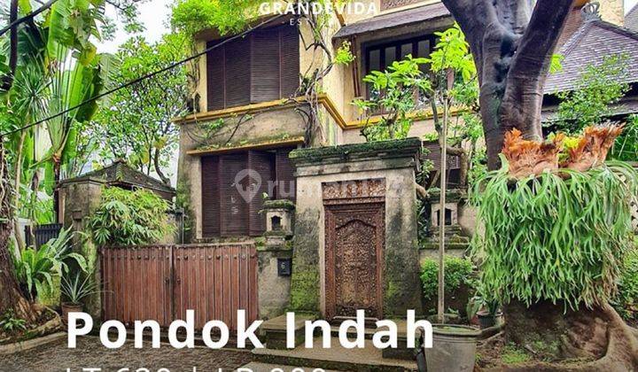 Rumah Tropis Gaya Bali Ada Private Lift Jalan Lebar Lingkungan Asri Dan Nyaman Ada Private Lift 1