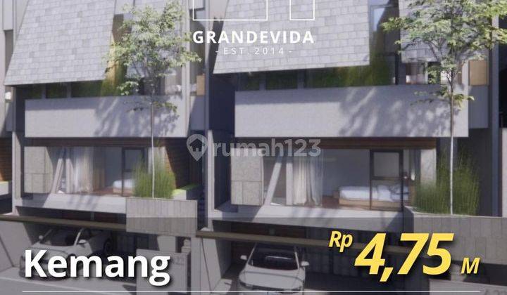 Rumah Baru Dalam Townhouse 20 Unit Bangunan 3 Lantai Plus Rooftop At Kemang Ampera 1