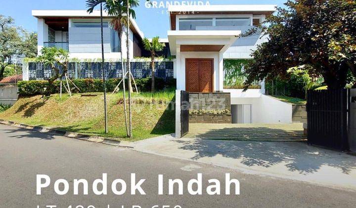 Rumah Baru Siap Huni Design Tropical Modern Bangunan 2 Lantai Plus Basement 1