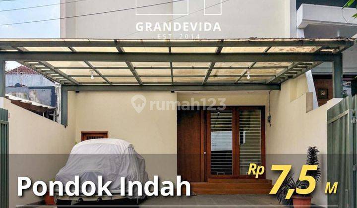 Rumah Baru Jalan Lebar 3 Mobil Dekat Ke Pim Asri Dan Rindang Harga Menarik 1