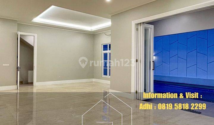 Rumah Baru Design American Classic Area Premium Ada Private Pool At Jl Brawijaya Keb Baru 2