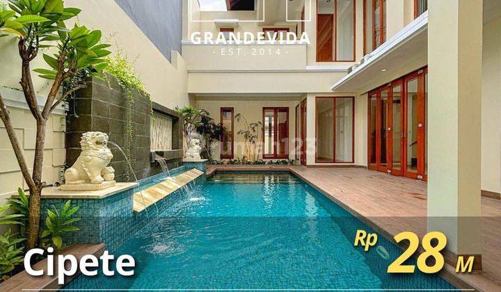 Rumah Terawat Dan Siap Huni Ada Private Pool Bangunan 2 Lantai At Jl Gaharu 1