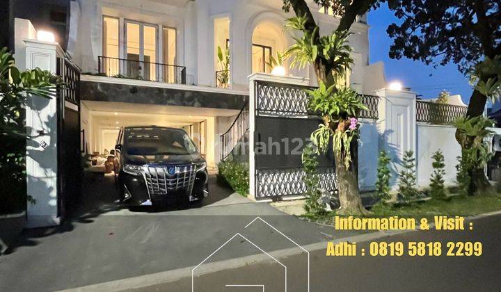 Rumah Baru Bangunan 2,5 Lantai Design American Classic At Panglima Polim Dekat Ke Stasiun Mrt 1