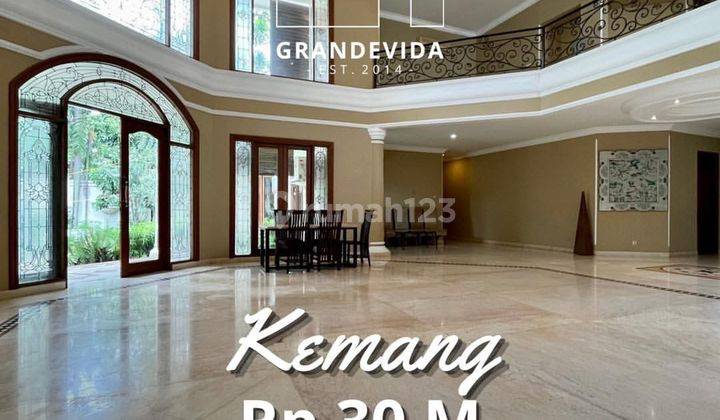 Rumah 2 Lantai Bangunan Besar Tanah Luas Lokasi Bagus At Kemang Timur 1