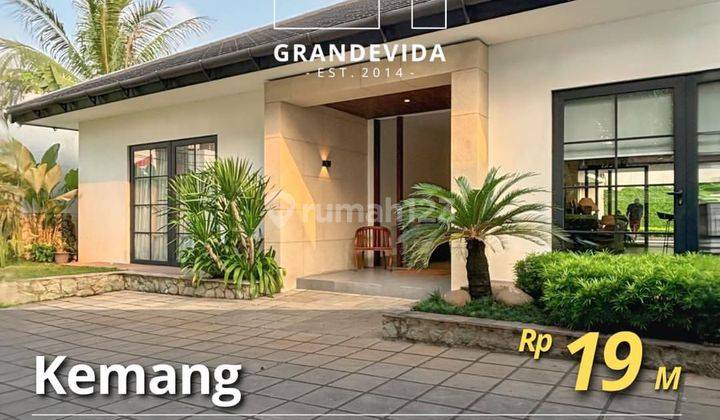 Jarang Ada Dijual Cepat Rumah Baru Design Tropis 1 Lantai At Ampera Kemang 1