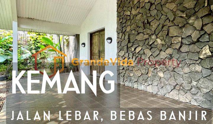 Rumah Lama Hitung Tanah Lokasi Premium Jalan Depan Lebar At Kemang Dalam 1