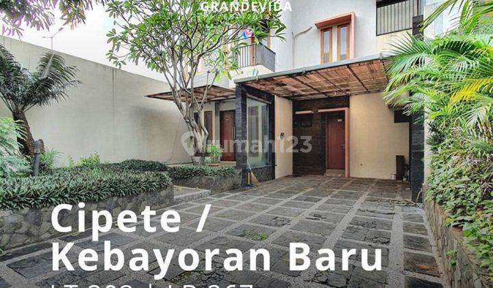 Rumah Dalam Townhouse Ada Private Pool Dekat Mrt Station Dan Kebayoran Baru 1