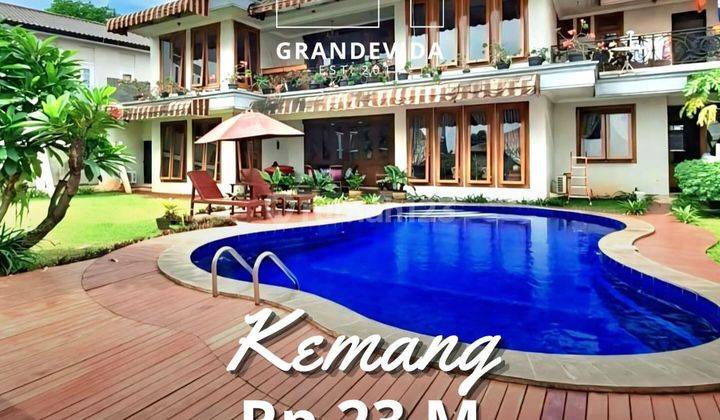 Rumah Design Classic Terawat Layout Besar Ada Swimming Pool At Jl Bangka Kemang 1