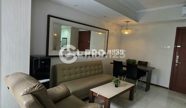 Disewakan Apartemen Royal Medit 2+1 bedrooms 60 sqm Best View di Tanjung Duren Connected Central Park Mall Jakarta Barat