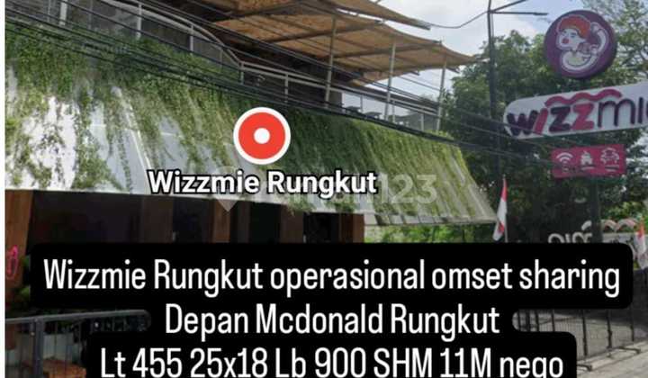 Dijual Restoran Aktif Operasional dan Ramai Wizzmie Rungkut