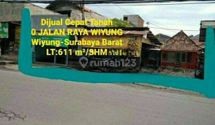 Dijual Murah Tanah Nol jalan Raya wiyung Surabaya Barat

 1