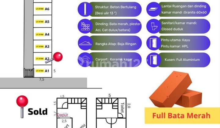 For Sale 2 1/2 Story House in a Strategic Location in Jagakarsa 2