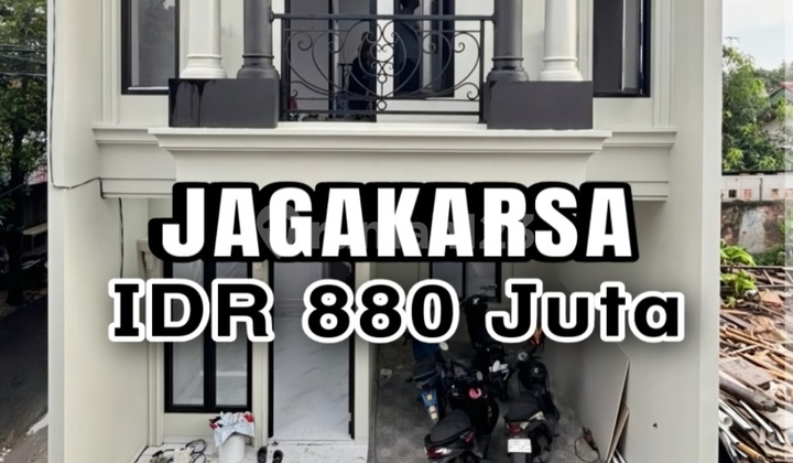Rumah American Clasik 2 Lantai Dekat Jaklingko Juga Krl 