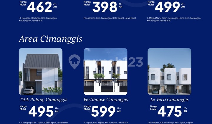 2-Storey House Beside Limo Toll Road 3 Bedrooms Near Campus