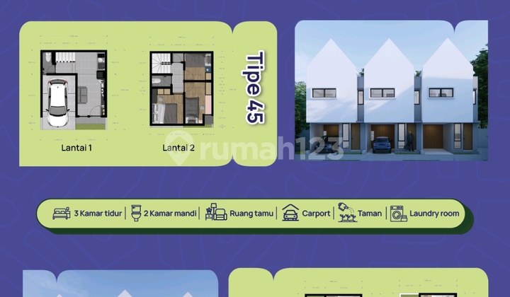 2-Storey House Near MRT 2M Downpayment 3 Bedrooms