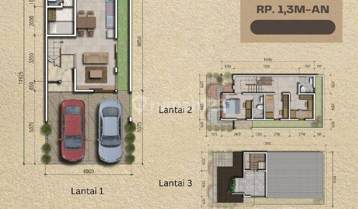 Di Jual Rumah Dalam Lingkungan Elit Harga Soft Lounching Di Bawah Pasar Rumah 2 Lantai Shm Baru Selatan 2