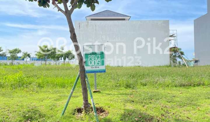 FOR SALE BEACHFRONT PLOT BUKIT VILLA PIK2 12x30 m2