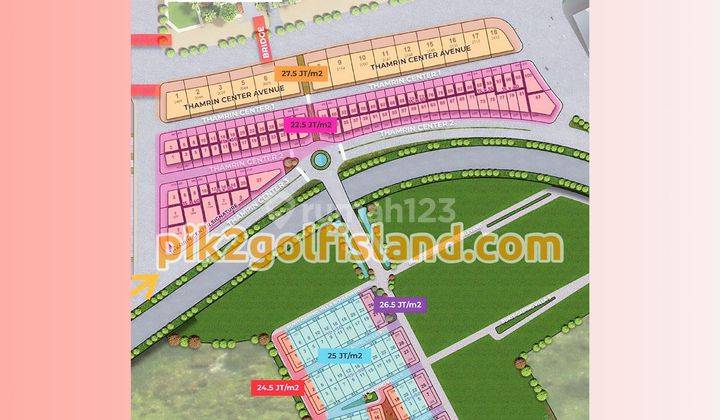 Sewa Kavling Komersial Thamrin Pik2 900 M2 30x30