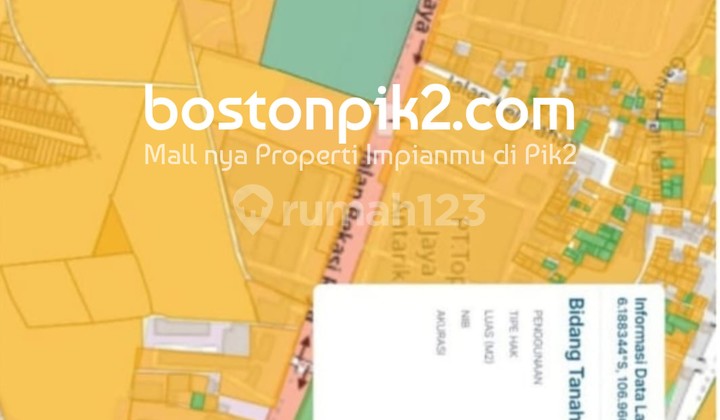 Tanah Jl Raya Utama Pulogadung 14 Ha Zonasi Komersil Harga Dibawah Njop 2