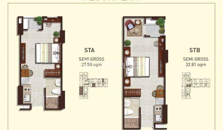 APARTMENT METRO PARK STUDIO TOWER MILAN TERMURAH JAKARTA BARAT 1