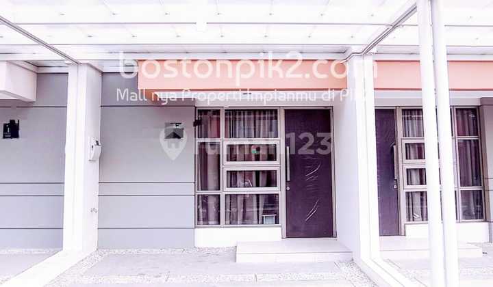 Jual Rumah Cluster Virginia 5 PIK 2 4,5x10 m2 LB 55 m2 2 Lantai 2 Fullyfurnish Bisa Dicicil tanpa BI Checking
