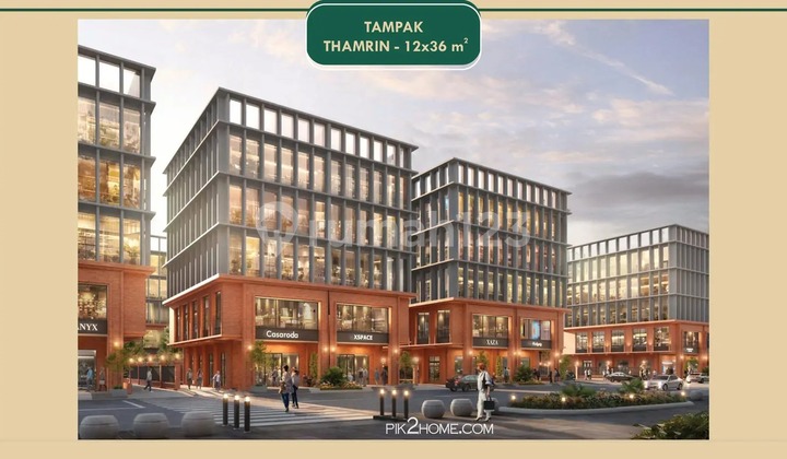 Jual Soho Ginza Beachwalk Lt 12x36 (432) M2 Lb 900 M2 5 Lantai + Rooftop