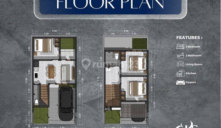 Rumah Cluster 3 Kamar Di Denpasar Dekat Rs Balimed Denpasar 2