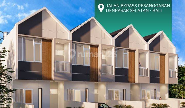 Rumah Townhouse 3 Kamar Lingkungan Tenang Dekat Sanglah Denpasar 1