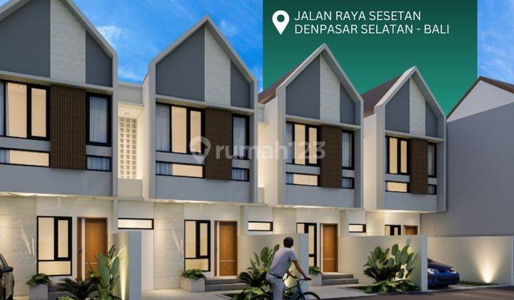 Rumah Cluster 3 Kamar Dp Rendah Di Sesetan Pusat Kota Denpasar 1