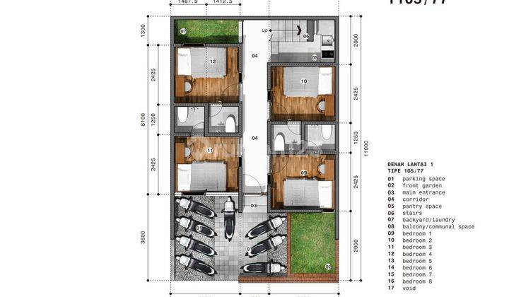 Rumah Kos 2 Lantai Baru Dekat Ub Umm 2