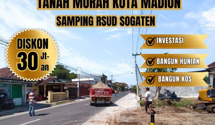 5 Menit Rumah Sakit Paru Prov Jatim, Kavling Murah Madiun Sogaten 1