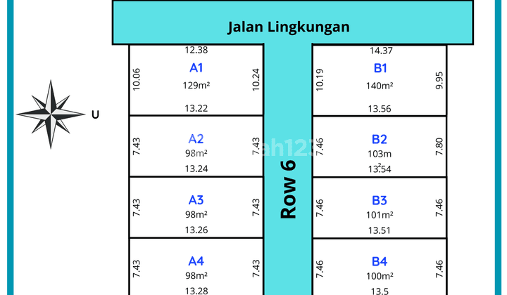 Tanah Murah Siap Bangun Madiun Kota Kanigoro Dekat Kampus Unipma 1