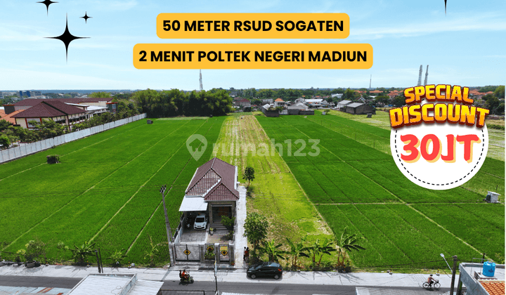 Tanah Murah Madiun, Dekat Rsud Sogaten