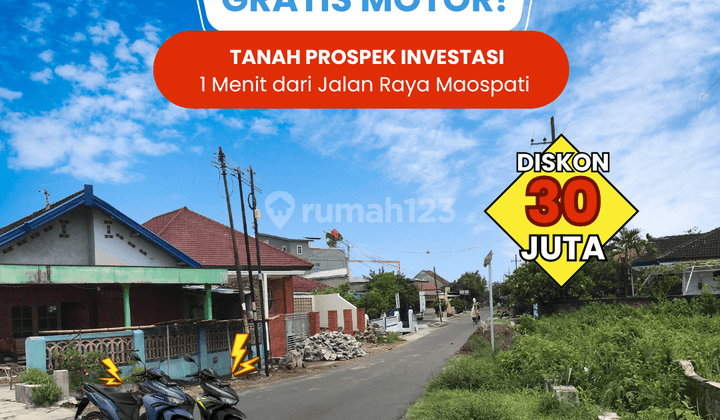 Peluang Emas Tanah Murah Maospati, Harga Terjangkau 1