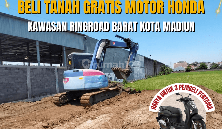 Investasi Cerdas Tanah Strategis + Motor Gratis  1