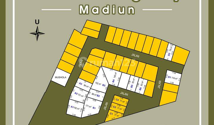 Tanah Murah Sogaten Dekat Terminal Madiun Kota 2