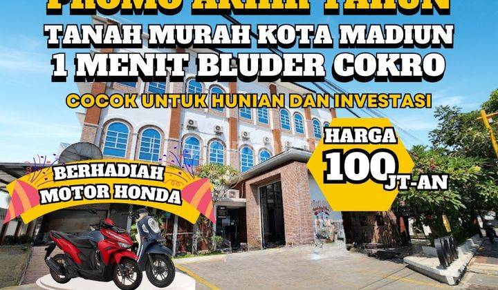 Kabar Gembira Beli Tanah di Madiun Sekarang, Dapat Motor Gratis  1