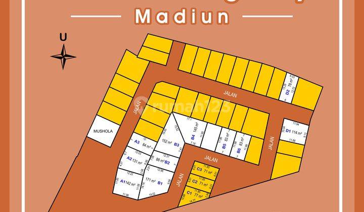 Tanah Murah Sogaten Dekat Terminal Madiun Kota 1